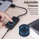 Внешняя звуковая карта Vention USB c регулятором громкости Черная