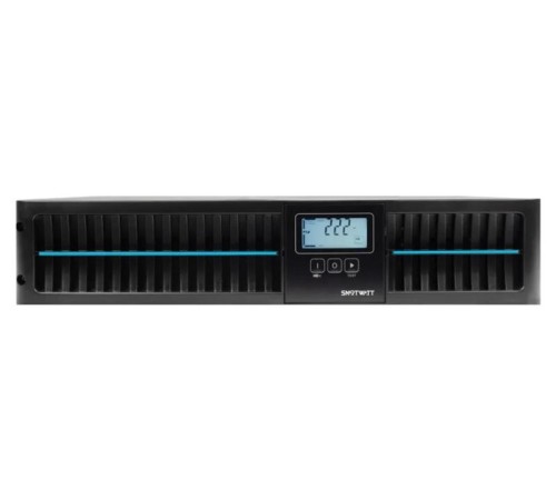 Источник бесперебойного питания SMARTWATT ИБП Онлайн, мощность 2000/1800 ВА/Вт, стоечный/напольный, LCD дисплей, управляемые розетки, IEC13 - 8 шт.