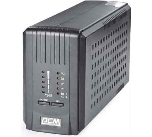 Источник бесперебойного питания Powercom Smart King Pro+ SPT-700, Line-Interactive, 700VA/560W, Tower, 5*IEC320-C13 (2 surge & 3 batt), black (1154033)