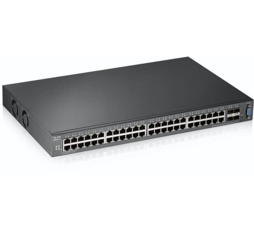 Коммутатор/ ZYXEL XGS2210-52, 48 port Gigabit L2 managed switch, 4x 10G