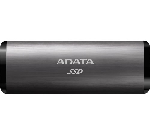 Твердотельный накопитель/ ADATA External SSD SE760, 256GB, Type-C, USB 3.2 Gen2, R/W 1000/800 MB/s, 122x44x14mm, Titan-Gray (3 года) Твердотельный накопитель/ ADATA External SSD SE760, 256GB, Type-C, USB 3.2 Gen2, R/W 1000/800 MB/s, 122x44x14mm, Titan-Gray (3 года)