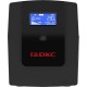 Линейно-интерактивный ИБП ДКС серии Info LCD, 1200 ВА/720 Вт, 1/1, 4xIEC C13, USB + RJ45, LCD, 2x7Aч