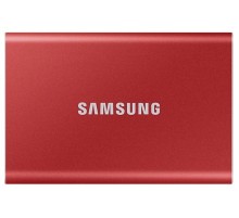 Твердотельный накопитель SSD Samsung T7 External 500Gb RED USB 3.2 (MU-PC500R/WW ) 1year