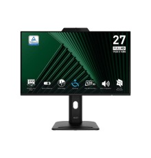 Монитор MSI PRO MP272PMG 27" 16:9 FHD(1920x1080) IPS Flat,Webcam,4ms(GTG),1500:1,100M:1,300nit,1xHDMI,1xDP,1xVGA,2xUSB-A,1xUSB-B,Speaker,Tilt,Swivel,Height,Pivot,VESA,120Hz (существенное повреждение коробки)