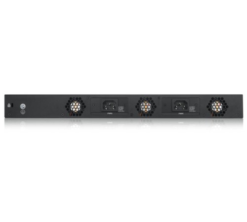 Коммутатор Мультигигабитный L3 Core коммутатор Zyxel NebulaFlex Pro XS3800-28, rack 19", 4xRJ-45: 1/2,5/5/10G, 8xCombo (SFP: 1/10G, RJ-45: 1/2,5/5/10G), 16xSFP+, стекируемый (до 4), 2 блока питания в комплекте