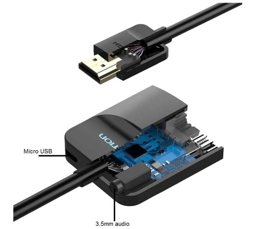 Мультимедиа конвертер Vention HDMI > VGA + аудио Мультимедиа конвертер Vention HDMI > VGA + аудио