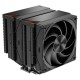 Кулер для процессора/ CPU Cooler PCCooler RZ620 BK (260W, 4-pin PWM, 157.5mm, Al/Cu, 6x6mm, 2x120mm, 86.73CFM, 32dBA, 2000RPM, S: 1851/1700/1200/115X, AM5/AM4, black)