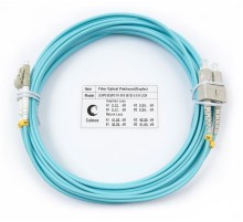 Патч-корд ВО Cabeus FOP-50-LC-SC-5m Шнур оптический duplex LC-SC 50/125 mm OM3 5м LSZH