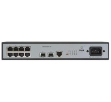 Коммутатор SNR Управляемый коммутатор уровня 2, 8 портов 10/100/1000Base-T и 2 порта 100/1000BASE-X (SFP)