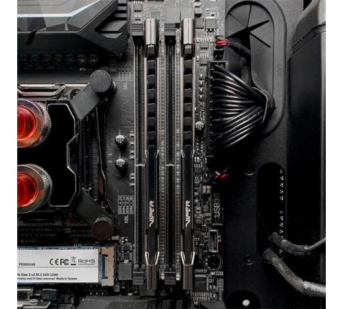 Оперативная память Patriot Viper STEEL DDR4 DIMM 16GB 3600MHz SINGLE 1*16GB CL18  18-22-22-42 1.35V