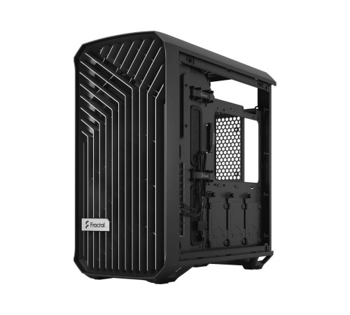 Корпус ПК без блока питания/ Case Fractal Design Torrent Compact TG Dark Tint, Midi-Tower, 2x180mm, 2xUSB-A 3.2 + 1xUSB 3.2 Type-C E-ATX, SSI-CEB, ATX, mATX, mITX Black