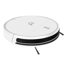 Робот-пылесос IRBIS Bean 0121, 2600 мАч, 28 Вт, белый. Robot vacuum IRBIS Bean 0121, 2600 mAh, 28W, white. Incl.: charging stat, power adapter, remote, AAA batt. 2, nozzle & cloth for wet, water tank, dust collector, brushes 2, fitler 4, (б/у,потертости)