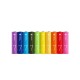 Батарейки щелочные Xiaomi AA Rainbow Batteries (10 Count) LR6 (BHR5393GL) (Вскрытая упаковка)
