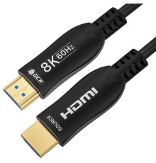 GCR Кабель 2.0m оптический HDMI 2.1 8K 60Hz, 4K 120Hz, 4:4:4, высокоскоростной 48.0 Гбит/с, 3D, GCR-54743