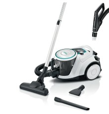 Пылесос Bosch/ Пылесос Bosch, безмешковый, напольный, емкость пылесборника 2.4 л, сухая уборка, цвет белый/черный