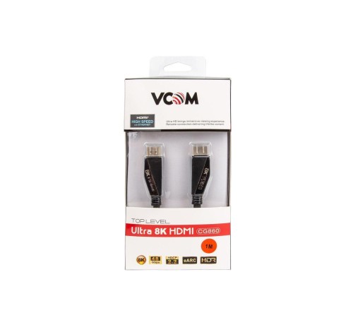Кабель/ Кабель HDMI 19M/M,ver. 2.1, 8K@60 Hz 1m VCOM <CG860-1M>