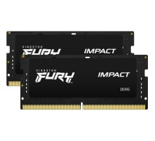 Память оперативная/ Kingston 32GB 6000MT/s DDR5 CL38 SODIMM (Kit of 2) FURY Impact XMP