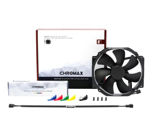 Кулер для корпуса/ Case Cooler Noctua NF-A15 HS-PWM chromax.black.swap (140x150x25mm, 4-pin PWM, 82.5CFM, 24.6dBA, 1500RPM, Black) Кулер для корпуса/ Case Cooler Noctua NF-A15 HS-PWM chromax.black.swap (140x150x25mm, 4-pin PWM, 82.5CFM, 24.6dBA, 1500RPM, Black)