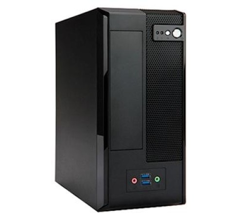 корпус Slim Case InWin BM677 Black 160W IP-AD160-2 H 2*USB 3.0+AirDuct+Fan+Audio Mini-ITX