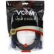 Кабель/ Кабель монитор-SVGA card (15M-15M) 3.0м 2 фильтра VCOM <VVG6448-3M>