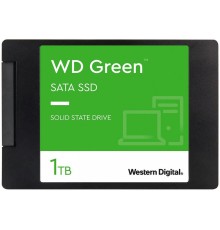 Твердотельный накопитель Western Digital Green SSD 2,5” SATA 1Tb, WDS100T3G0A, 1 year