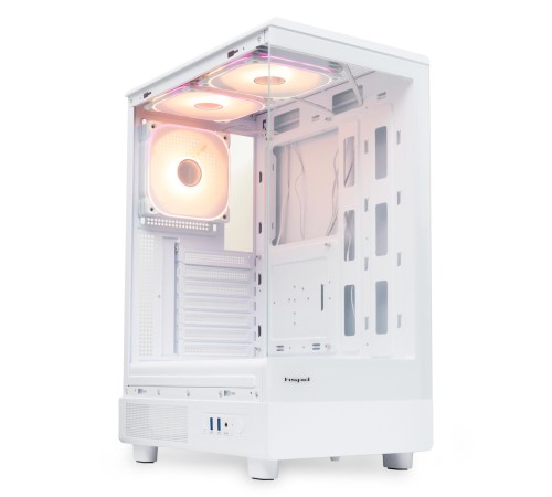 Корпус без блока питания/ Case HSPD F510, Panoramic Mid Tower, White, TG, 0.5 SPCC, 3x120mm ARGB (FNW010) ATX, mATX, mITX 180/280/160mm 1x2.5", 1x3.5", 7xPCI 2xUSB-A 3.0 356x218x467mm Корпус без блока питания/ Case HSPD F510, Panoramic Mid Tower, White, TG, 0.5 SPCC, 3x120mm ARGB (FNW010) ATX, mATX, mITX 180/280/160mm 1x2.5", 1x3.5", 7xPCI 2xUSB-A 3.0 356x218x467mm
