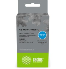 -/ Картридж ленточный Cactus CS-M210-750595YL M210-750-595-YL для Brady M210/M211/M210-LAB