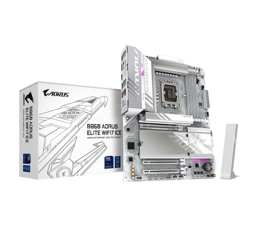 Материнская плата/ B860 AORUS ELITE WIFI7 ICE Материнская плата/ B860 AORUS ELITE WIFI7 ICE