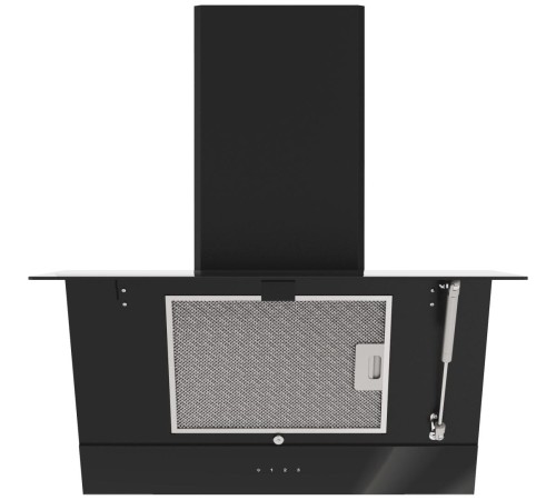 Вытяжка Franke/ Best, Вытяжка наклонная TEMPER 60 BK, 60 см, 1000 м3/ч, сенсорное управление, LED освещение, 62 дБ, Угольный фильтр Ф-09 (опция), цвет черный