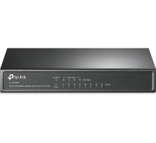 Коммутатор/ 8-port 10/100M PoE Switch, 8 10/100M RJ45 ports including 4 PoE ports, steel case