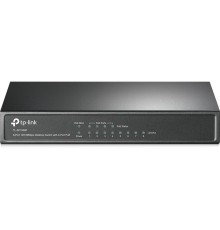 Коммутатор/ 8-port 10/100M PoE Switch, 8 10/100M RJ45 ports including 4 PoE ports, steel case