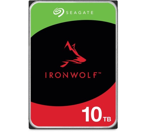 Жесткий диск/ HDD Seagate SATA3 10Tb IronWolf NAS 7200 256Mb 1 year warranty (replacement ST10000VN0004, ST10000VN0008)