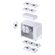 Корпус без блока питания/ Case JONSBO D32 STD, Mini-Tower, TG, no fan, 1xUSB-A 3.0 + 1xUSB-C 3.1, mATX, mITX White