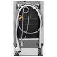 Встраиваемые посудомоечные машины ELECTROLUX/ Встраиваемая узкая посудомоечная машина, загрузка на 9 комплектов посуды, сенсорное управление, 8 программ, 44.6x55x82 см, черный цвет, сушка: с открыванием дверцы, индикация на полу: проекция дисплея