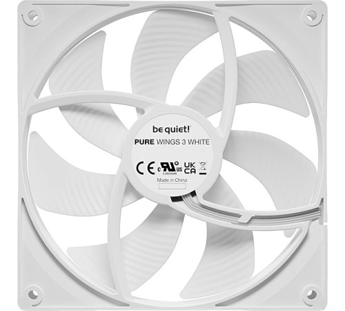 Кулер для корпуса/ Case Cooler be quiet! PURE WINGS 3 140mm PWM White (140x140x25mm, 4-pin PWM, 57.4CFM, 21.9dBA, 1200RPM, White) Кулер для корпуса/ Case Cooler be quiet! PURE WINGS 3 140mm PWM White (140x140x25mm, 4-pin PWM, 57.4CFM, 21.9dBA, 1200RPM, White)