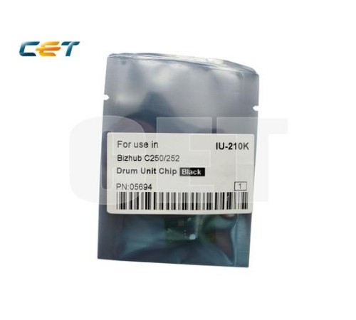 -/ Чип драм-юнита для KONICA MINOLTA Bizhub C250/C252 (CET) Black, (WW), 70000 стр., CET5694