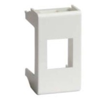 Адаптер для keystone, VIVA, 1 мод, цвет серый