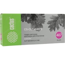 -/ Картридж лазерный Cactus CS-CLT-K407S CLT-K407S черный (1500стр.) для Samsung CLP320/320n/325/CLX318