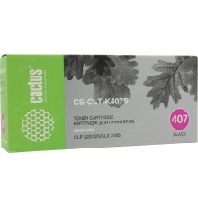 -/ Картридж лазерный Cactus CS-CLT-K407S CLT-K407S черный (1500стр.) для Samsung CLP320/320n/325/CLX318