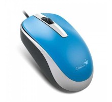 Мышь DX-120, USB, G5, голубая (blue, optical 1000dpi, подходит под обе руки) (Мятая упаковка)