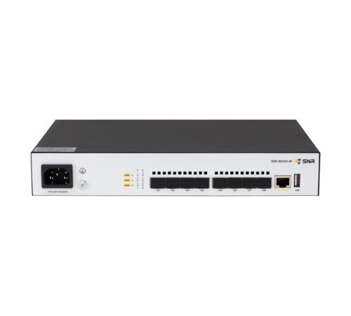 коммутатор SNR Управляемый коммутатор уровня 2+, 8 x 1/10GE SFP+. Питание: 220V AC
