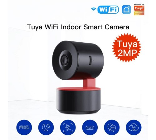 Камера внутреннего наблюдения MOES Smart camera Wi-Fi with voice control, 2 МП, 345 град., до 128 Гб, 5В Камера внутреннего наблюдения MOES Smart camera Wi-Fi with voice control, 2 МП, 345 град., до 128 Гб, 5В