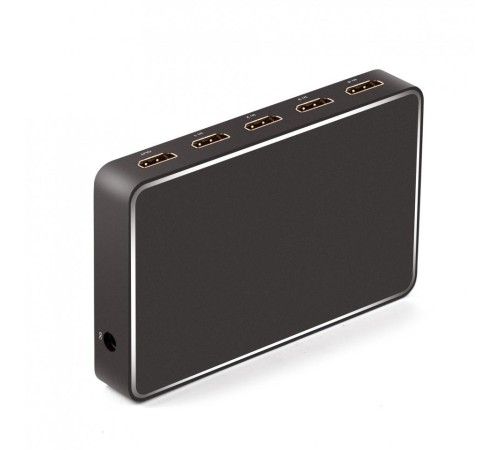 Greenconnect Переключатель HDMI V2.0 +USB Charge 5 к 1 серия Greenline Greenconnect Переключатель HDMI V2.0 +USB Charge 5 к 1 серия Greenline
