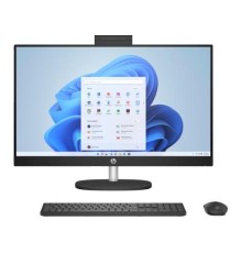 Моноблок HP 27-cr0033ci NT 27" FHD(1920x1080) Core i3-1315U, 8GB DDR4 3200 (1x8GB), SSD 512Gb,  Intel Internal Graphics, noDVD, kbd(rus)&mouse wireless, HD Webcam,  Jet Black, Windows 11 SL, 1Y Wty
