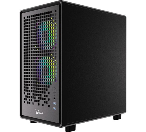 корпус Formula V Line Air Mesh G2 Black, MATX, USB3.0*2, FRONT 2x120mm FRGB, REAR 1x120mm FRGB