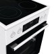 Плита Gorenje/ Плита Gorenje, полезный объем 70 л, эргономичные переключатели, сенсорный программатор IconLED, эмаль SilverMatte, очистка паром, индикатор остаточного тепла для каждой конфорки, телескопические направляющие на 2-х уровнях, дверца CompactDo