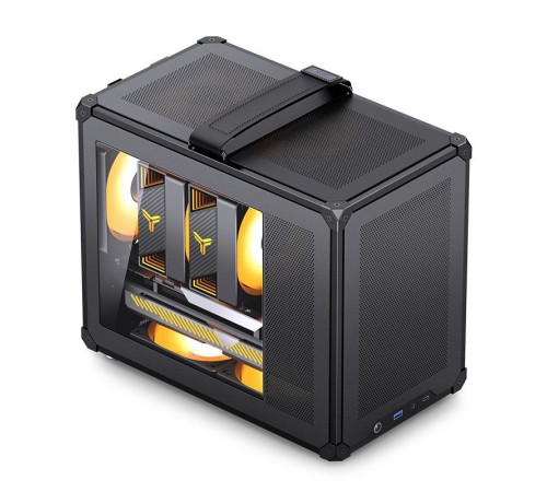 Корпус без блока питания/ Case JONSBO C6 MAX Handle, Mini-Tower, TG, no fan, 1xUSB-A 3.0 + 1xUSB-C 3.1, mATX, mITX Black Корпус без блока питания/ Case JONSBO C6 MAX Handle, Mini-Tower, TG, no fan, 1xUSB-A 3.0 + 1xUSB-C 3.1, mATX, mITX Black