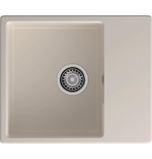 Кухонная мойка GRANFEST GRANFEST Мойка URBAN 658L  1-чаша+крыло 580*490мм, монтаж: врезной, материал: кварц, цвет: белый