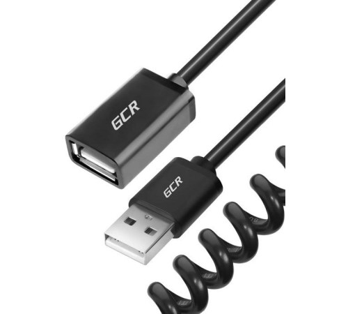 Greenconnect Удлинитель 1.0m USB 2.0, AM/AF витой, черный, 28/28 AWG, экран, Premium, GCR-50522 Greenconnect Удлинитель 1.0m USB 2.0, AM/AF витой, черный, 28/28 AWG, экран, Premium, GCR-50522
