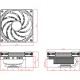 Кулер для процессора/ CPU Cooler ID-COOLING IS-50X V3 (130W, 4-pin PWM, 56mm, Al, 5x6mm, 1x120mm, 54.6CFM, 31.2dBA, 2000RPM, S: 1851/1700/1200/115X, AM5/AM4, Black)